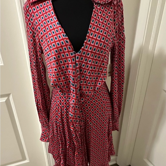 Free People It Takes Two Long Sleeve Mini Dress - Picture 6 of 8